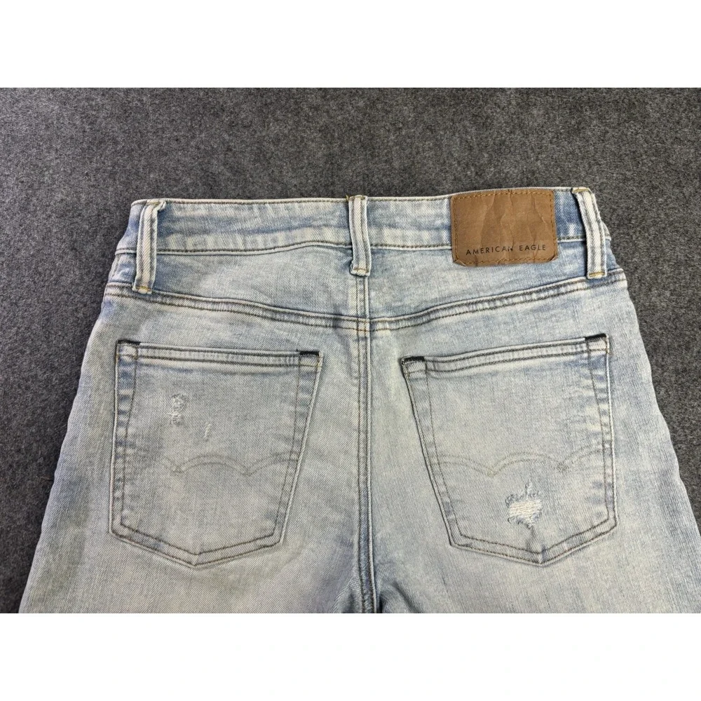 Men's American Eagle AirFlex+ Temp Tech Distressed Jeans Light Wash 28x30. ‎ A10